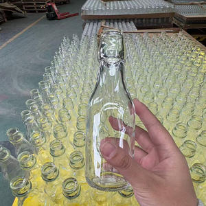 Mejor 8,5 oz DIY vidrio bebida cerveza Flip Top botellas Swing Top a prueba de fugas al por mayor Kombucha agua Kefir <span class=keywords><strong>Ginger</strong></span> <span class=keywords><strong>Ale</strong></span> - Product Image 5