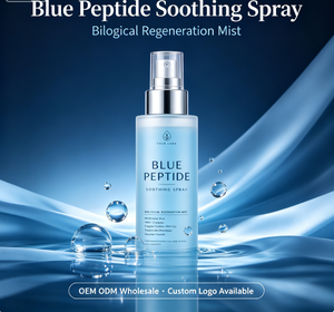 Wholesale Custom Blue Peptide Soothing <b>Spray</b> Refreshing Hydrating Facial Mist OEM ODM Custom Formula Beauty <b>Spray</b> - Product Image 2
