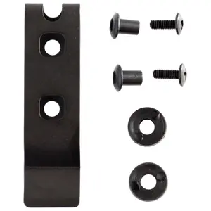Clip de Cinturón Táctico de Metal Negro con Herrajes de Montaje para Funda Kydex - Product Image 1