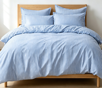Tissu Textile de Maison Léger 100% Polyester Teint Bio Imperméable 140 g/m² pour Draps et Housses de Couette – Vente Chaude en Gros de Chine