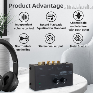 Pré<span class=keywords><strong>amplificateur</strong></span> phono professionnel PP500 pour tourne-disque <span class=keywords><strong>vinyle</strong></span>, <span class=keywords><strong>amplificateur</strong></span> numérique Hi-Fi domestique avec contrôle du volume - Product Image 4