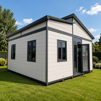 Maisons conteneurs modernes à 3 chambres, maisons conteneurs modulaires préfabriquées de luxe, maison conteneur à 3 pièces