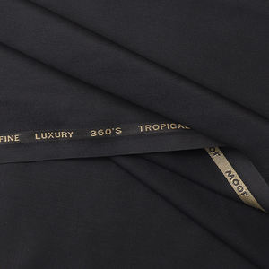 2025 haute qualité doux Polyester Viscose sergé hommes tissu 290 G/M plaine <span class=keywords><strong>anglais</strong></span> Enge arabe tissus pour garçon pantalon costume - Product Image 4