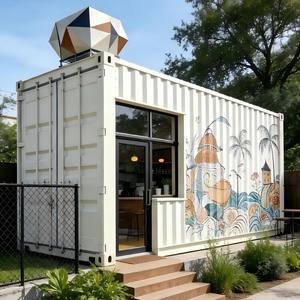 Cafetería Modular Portátil en Contenedor Prefabricado Premium <span class=keywords><strong>para</strong></span> Operación de Comida y Bebida al Aire Libre con Diseño Contemporáneo - Product Image 4