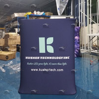 Table de comptoir pliable portable personnalisée pour salon professionnel, podium pour les ventes