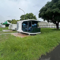 Vente en gros mobile de maisons conteneur capsule extérieures Maisons préfabriquées intelligentes Maison moderne Capsul