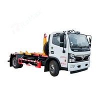 Camion à benne basculante automatique Dongfeng 4x2 personnalisé pour les services d'assainissement urbain et de collecte des déchets