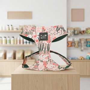 Premium Comfortable Cotton Floral <b>Dog</b> Harness Cat Harness Adjustable Small Size Cute Design Buckle Closure for <b>Dogs</b> and Cats OEM - Product Image 1