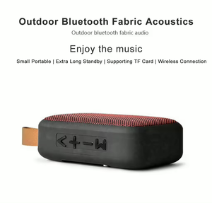 Vải nghệ thuật ngoài trời không dây <span class=keywords><strong>bluetooth</strong></span> loa với mini Loa siê<span class=keywords><strong>u</strong></span> trầm xách tay TF FM âm thanh sáng tạo <span class=keywords><strong>U</strong></span> đĩa nhận quà tặng - Product Image 2