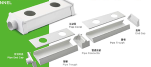 用于草莓耕作系统的水培温室种子栽培PVC植物生长沟 - Product Image 2