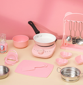 Ensemble de jouets de <span class=keywords><strong>cuisine</strong></span> pour enfants, jeu d'imitation préscolaire, ustensiles de <span class=keywords><strong>cuisine</strong></span> de qualité alimentaire, jouets éducatifs pour enfants - Product Image 3