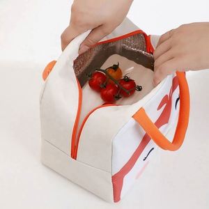 Échantillon gratuit en gros de nouvelle boîte à lunch isotherme pour enfants, motif animaux mignons de dessins animés, sac isotherme pour pique-nique, dinosaure - Product Image 2