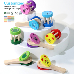 EDULAND OEM ODM ของเล่นไม้มอนเตสซอรี่  คาสทาเน็ตจำลอง  คลาปเปอร์  ของเล่นเสริมพัฒนาการสมอง  ของเล่นเสริมพัฒนาการเด็กเล็ก - Product Image 4