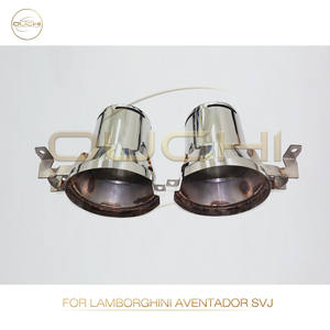 Puntas de Escape Plateadas para Lamborghini <span class=keywords><strong>Aventador</strong></span> <span class=keywords><strong>SVJ</strong></span>, Puntas de Acero Inoxidable, Piezas de Rendimiento Automotriz, Tubos de Escape - Product Image 4
