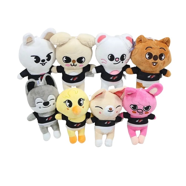 Wholesale Stray Kids Leeknow Hyunjin for Key Chains PP Cotton Filling Super Soft Plush Material for Autism Training Comfort