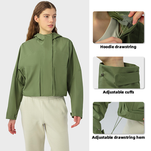 2024 nouvelles femmes hiver <span class=keywords><strong>imperméable</strong></span> coupe-vent respirant vestes manteaux randonnée Camping à capuche en plein air haut de gamme escalade vêtements - Product Image 3
