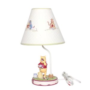 Cartoon Bear LED Table Lamp for Kids Resin Animal Design Bedside Lamp White Shade Modern Electric Power for Bedroom Reading - Product Image 2