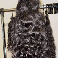 Vendor Rambut Virgin Grosir, Sampel Gratis, Bundel Rambut Manusia India, Ekstensi Rambut Virgin Raw Bodywave