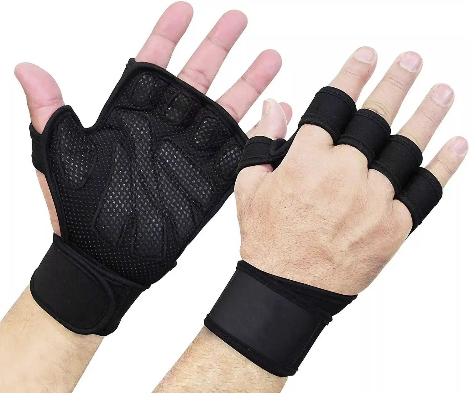 High Quality Durable Sport Fitness Workout Training Gym Gloves Lifting Weight Protection Palm Hand Grip