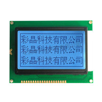 Module d'affichage LCD matriciel STN 128x64 points personnalisé 2026, petit format carré 128x64, rétroéclairage LED graphique ALP, interface parallèle
