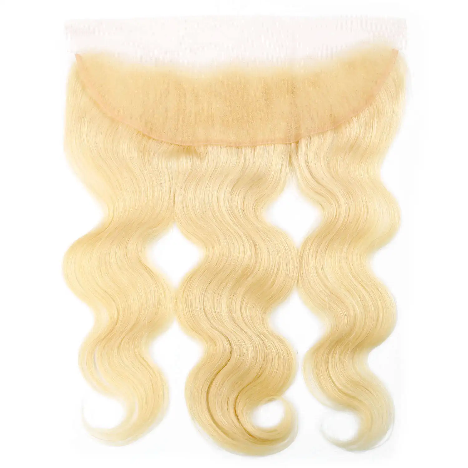 Natürliche Großhandel Mode Peruanische 100% Jungfrau Echthaar 613 Blond 13*4 Spitze Body Wave Frontal verschluss und Frontal Bulk