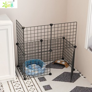 Clôture pour animaux de compagnie Shui Zhi Lan, rectangulaire, facile à assembler, cage pour chat et chien d'intérieur, pliable, petite et moyenne taille - Product Image 4