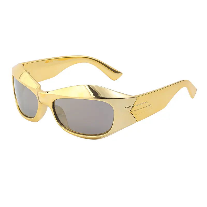Steampunk Y2k Sunglasses New Women Men Sport Sun Glasses Punk Mirror Designer Sunshade Eyeglasses Lady Luxury Brand Eyewear