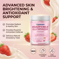 Complément alimentaire OEM Gluta White L-glutathion et collagène en poudre pour une peau saine, antioxydant, lait de beauté
