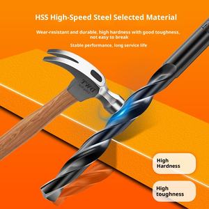 Shanggong ก้านตรงดอกสว่านเจาะดอกแบบบิดเกลียวเหล็กความเร็วสูง hss 0.2-5.7มม. เจาะดอกบ๊วยเหล็กเจาะ3ปีรับประกัน35มม. - Product Image 4