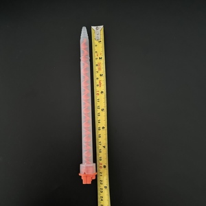 <span class=keywords><strong>Mfx</strong></span> 10-18 10:1 1:1 Trộn Ống Vòi Phun Keo Epoxy Nhựa Vòng Miệng Nhựa Dính Tĩnh Mixer Cho 200Ml & 400Ml Cartridge - Product Image 2