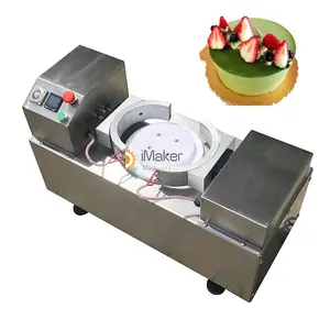 Máquina peladora de moldes para pastel, máquina para hacer tortas redondas para fiesta de cumpleaños o boda, completamente automática