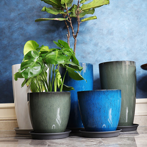 Macetas de Plástico Blancas para Interiores, Estilo Nórdico, Altas y Esmaltadas, para Sala de Estar, Macetas Gigantes para Plantas, Venta al Por Mayor - Product Image 6