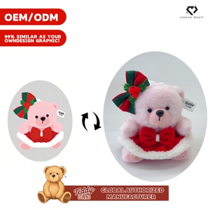 Teddy ISLAND, Oso de <span class=keywords><strong>Peluche</strong></span> Rosa con Autorización Global, Juguetes de <span class=keywords><strong>Peluche</strong></span> Personalizados al por Mayor, Diseño Cómodo y Duradero - Product Image 2