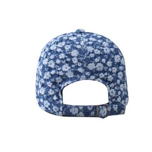 High Quality Thickened Denim Flower Women's Baseball <b>Cap</b> Sporty Formal Style Common Fabric Metal Buckle Back Closure <b>Scrub</b> <b>Cap</b> - Product Image 5