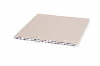 Panneaux muraux en PVC sans joint, imperméables, rainurés, en plastique, pour salle de réunion de bureau