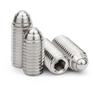 Quan Zhuo 304 Stainless Steel Ball Head <b>Screw</b> M3 M16 Metric Standard Thread Grade A Spring Plunger - Product Image 3