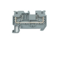JUT14-4 4mm2 PA66 V0 Flammhemmender Erdungsdraht Steckbarer Elektrischer Stromverteiler DIN-Schienen-Klemmenblock