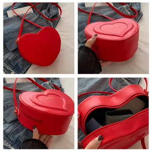 2025 Autumn New Candy Color PU <b>Leather</b> Crossbody <b>Bags</b> Lady Fashion Star Pattern Korean Style Zipper Closure <b>Messenger</b> <b>Bag</b> China - Product Image 2