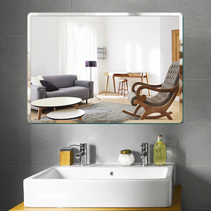 กระจกห้องน้ำแบบไร้กรอบดีไซน์ติดผนังแบบไม่ต้องเจาะ - Product Image 3