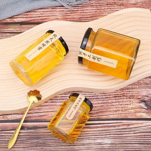 45 85 100 20 280 380 500 730ml Classic Square Glass Honey <b>Jam</b> Chili Sauce Airtight <b>Jars</b> & Bottles with Swivel Lid - Product Image 4