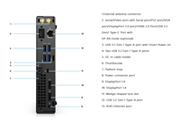 Mini-ordinateur de bureau Barebone Tiny Optiplex 5090 11e génération, propre, sans rayures, grade A, testé et fonctionnel