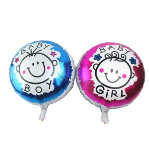 Это воздушный шар из синей фольги для мальчиков и девочек, шарик из фольги майлар круглой формы для детского праздника, 18 дюймов, шарик из фольги для гелия, шар для вечеринки по пола
