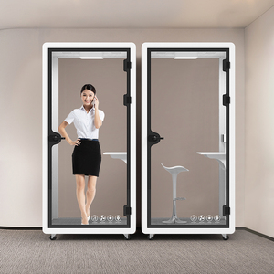 Acoustic Quiet Soundproof Phone Privacy <strong>Room</strong> Indoor Booth Movable Modular Office Pod Silent Booth For Home - Product Image 4