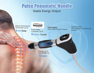 Appareil de thérapie par ondes de choc pneumatiques 10 bars, 500 mJ, pour la physiothérapie - Product Image 3