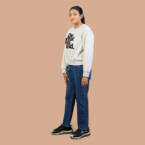 Jeans Paola Taj de Cintura Media, Estilo Urbano Moderno, Corte Recto, Casual, Cómodos, Costuras Premium, para Uso Diario de Mujer en Verano - Product Image 6