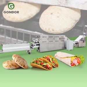 Máquina Automática para Hacer Pan Pita Árabe Libanés, Línea de Producción Automatizada de Panadería Completa - Product Image 1