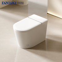 S021 WC intelligent moderne monobloc de luxe avec cuvette automatique blanche