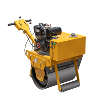 Rouleau compresseur vibrant à tambour unique YSW050H avec moteur Changfa, 500 kg, 70 Hz, 6,7 kW, conception compacte, prix usine