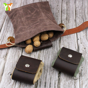 Canvas Jungle Craft Bag, Fruit Bag, Outdoor Pickup Bag, Drawstring Bag, Adventurer EDC Tool Bag - Product Image 3