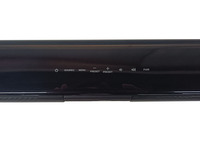 Barre de son TV avec haut-parleur stéréo intégré DAB/FM/Bluetooth/USB/Optique/AUX, bouton lumineux, texte lumineux